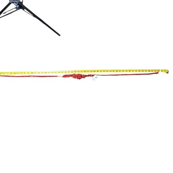 Vintage Jovovich-Hawk Red Gold Twisted Rope Tie Belt Women\'s One Size NWT